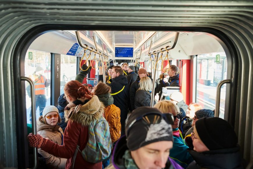 Škoda Group tested its passenger counting system in Tampere